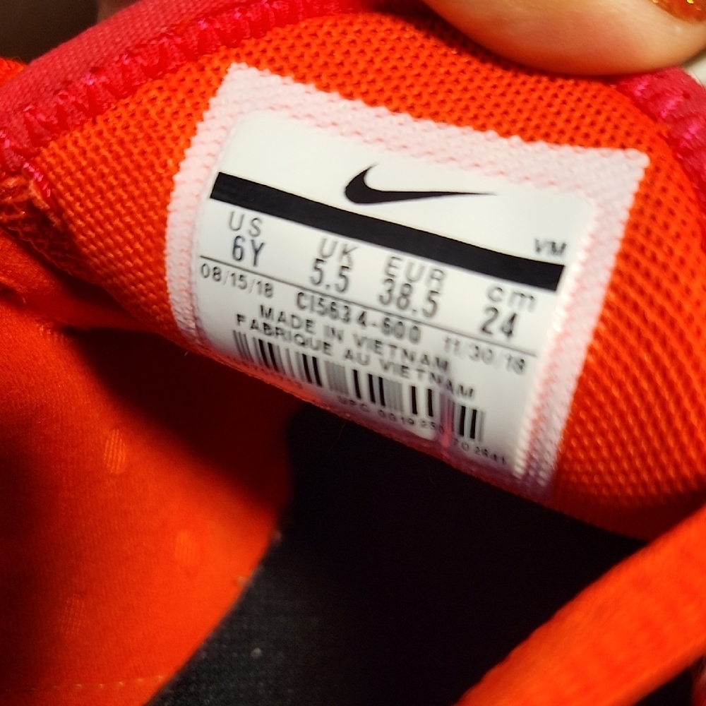 Nike Air Max 270 Bright Red with Black and White Accents - Picture 2 of 8